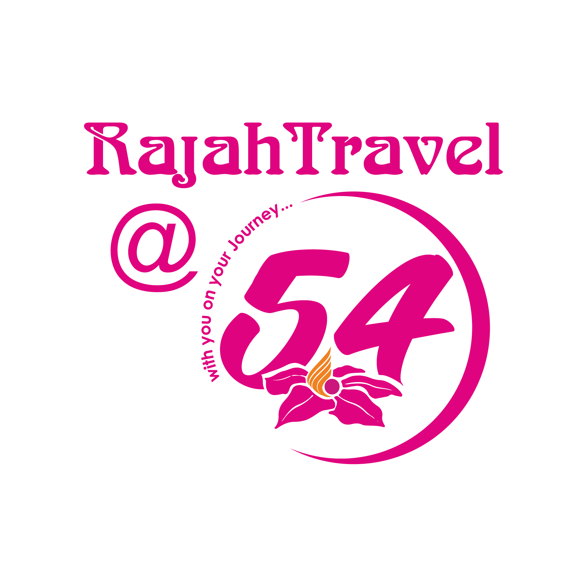 Rajah Travel @54 Anniversary Logo
